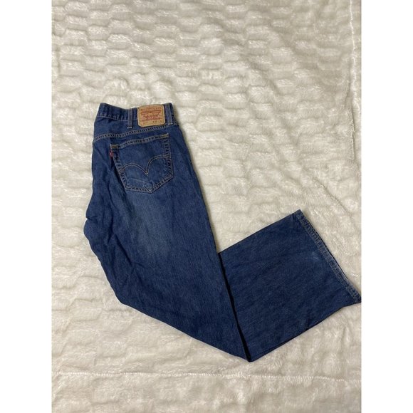 LEVIS 527 Low Boot Cut 38 X 30 (36x30 msrd) JEANS Mens - Picture 3 of 12